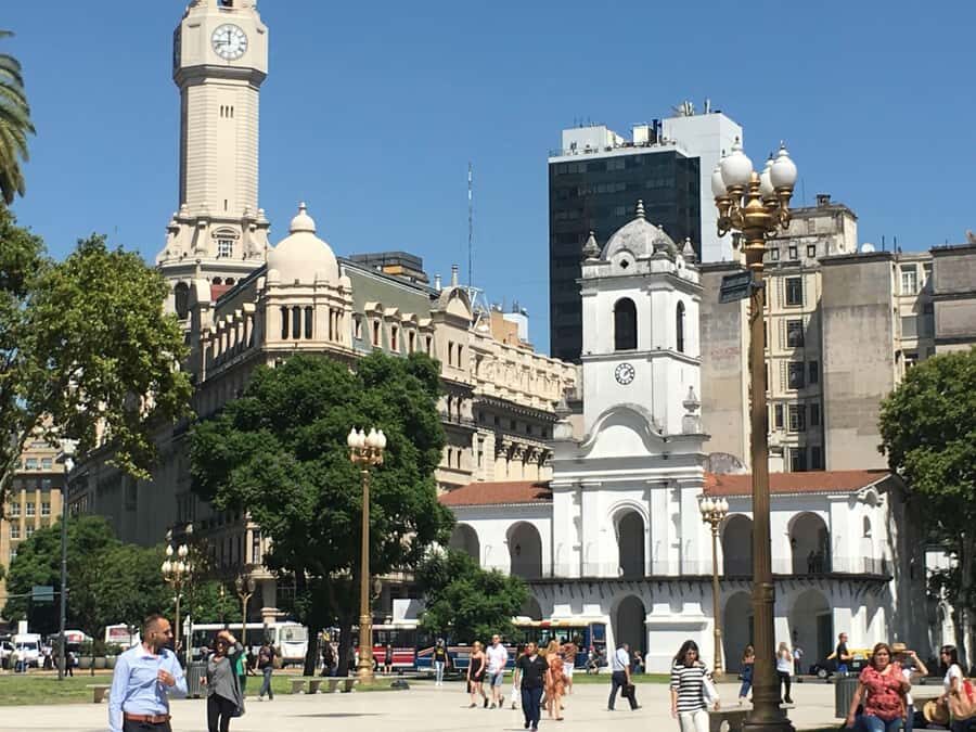Bueno Aires: City Tour Classic with Optional Boat Ride - 9 de Julio Avenue and the Obelisk: Buenos Aires Scale in a Single Pass