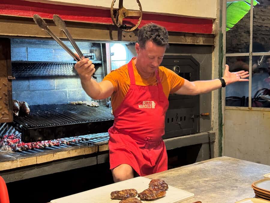 Buenos Aires: Join a Local Family for an Argentine Barbecue - Comfort, Space, and Rain-Proof Dining