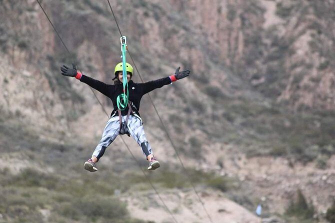 Cacheuta Hot Springs Park + Intermediate Rafting - Cacheuta Hot Springs + zip lines: water park energy with mountain views