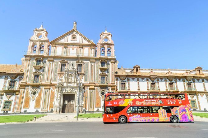 City Sightseeing Cordoba Hop-On Hop-Off Bus Tour - The route arc: from Av. Fray Albino toward the Mezquita and the Jewish Quarter