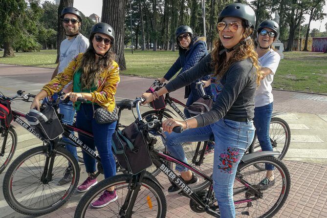 Cultural Experience by Bike around Palermo and Recoleta Max 6 ppl - Floralis Generica and Facultad de Derecho: big symbols with real street context (Stops 3 and 4)