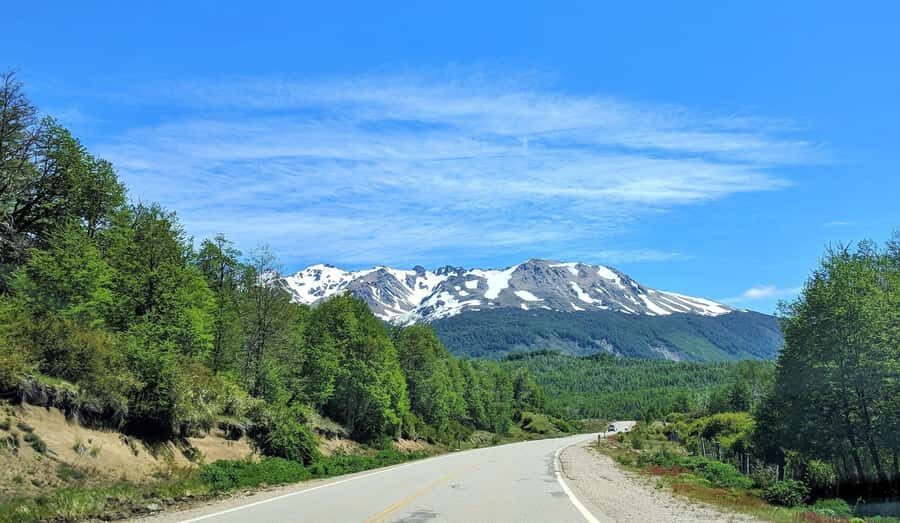 From Bariloche: San Martin de los Andes and 7 Lakes Circuit - Lake Villarino and Lake Falkner: Coihue Forest Framing