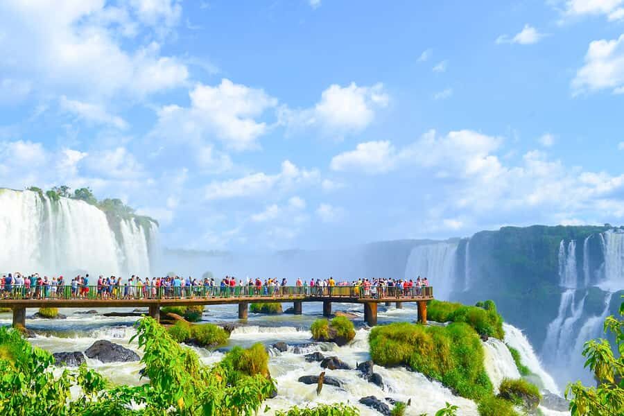 From Foz do Iguaçu: Brazilian Side of the Falls with Ticket - Devil’s Throat viewing deck: the moment the tour is built around