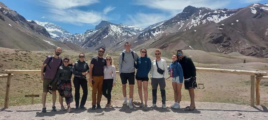 From Mendoza: Andes High Mountain Full-Day Tour - Las Cuevas: free time near the Chile border