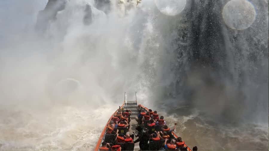 From Puerto Iguazu: Argentinian Iguazu Falls with Boat Ride - The 100-meter jungle descent that sets the tone