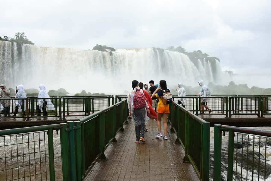 From Puerto Iguazu: Half-Day Brazilian Falls Excursion - The 70% panoramic viewpoint and the “meter away” moments