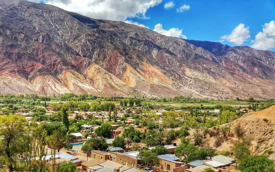 From Salta: Quebrada de Humahuaca, Purmamarca and Tilcara - Purmamarca and the Hill of Seven Colors: the signature stop