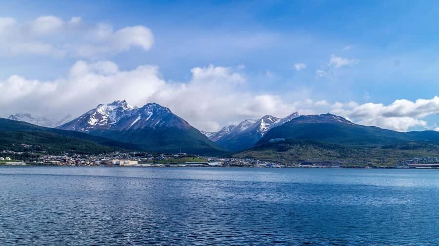 From Ushuaia: Penguin Watching Tour by Catamaran - The SS Monte Cervantes wreck: a sobering waypoint