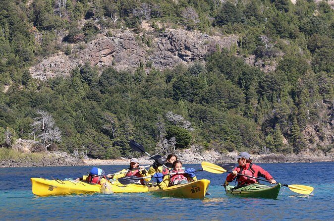 Half a day of kayaking on the Nahuel Huapi lake in private service - What 4 hours looks like in real time (and how much is actual paddling)