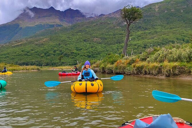 Packrafting experience along the Olivia River - The 6 kg boat carry and 40-minute Tierra del Fuego trek