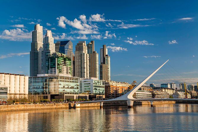 Semi Private City Tour of Buenos Aires - Puerto Madero: the bay side with walking paths and skyline contrasts
